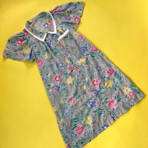 Vintage Floral Day Dress